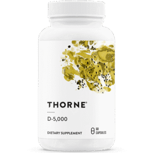 THORNE悦恩 5000IU维生素D3胶囊