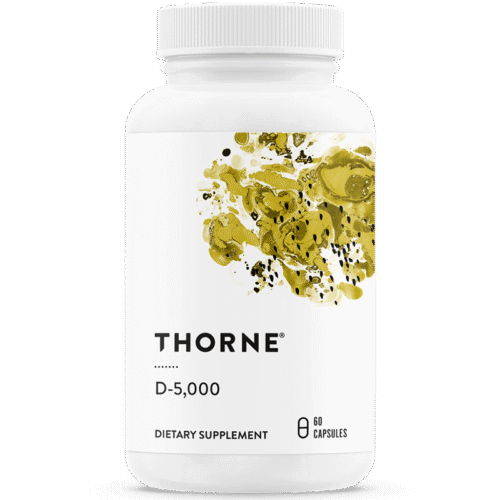 THORNE悦恩 5000IU维生素D3胶囊